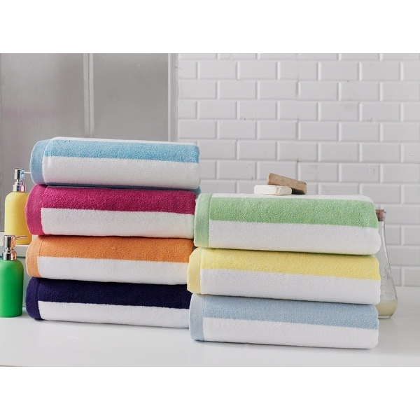 Towels Beyond Cabana Stripe Beach Towel 530 GSM Luxury Turkish Cotton. Opens flyout.