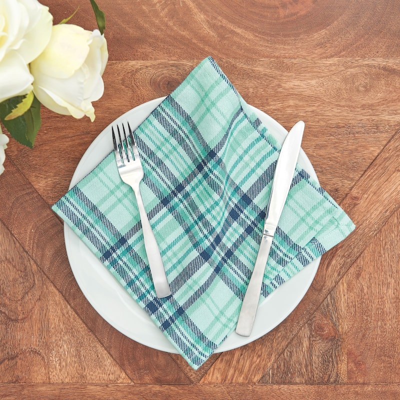 McKinley Plaid Cloth Napkin Set 6
