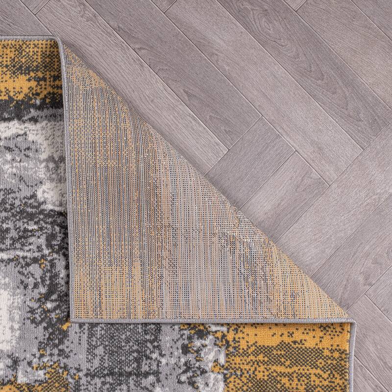 World Rug Gallery Contemporary Abstract Area Rug