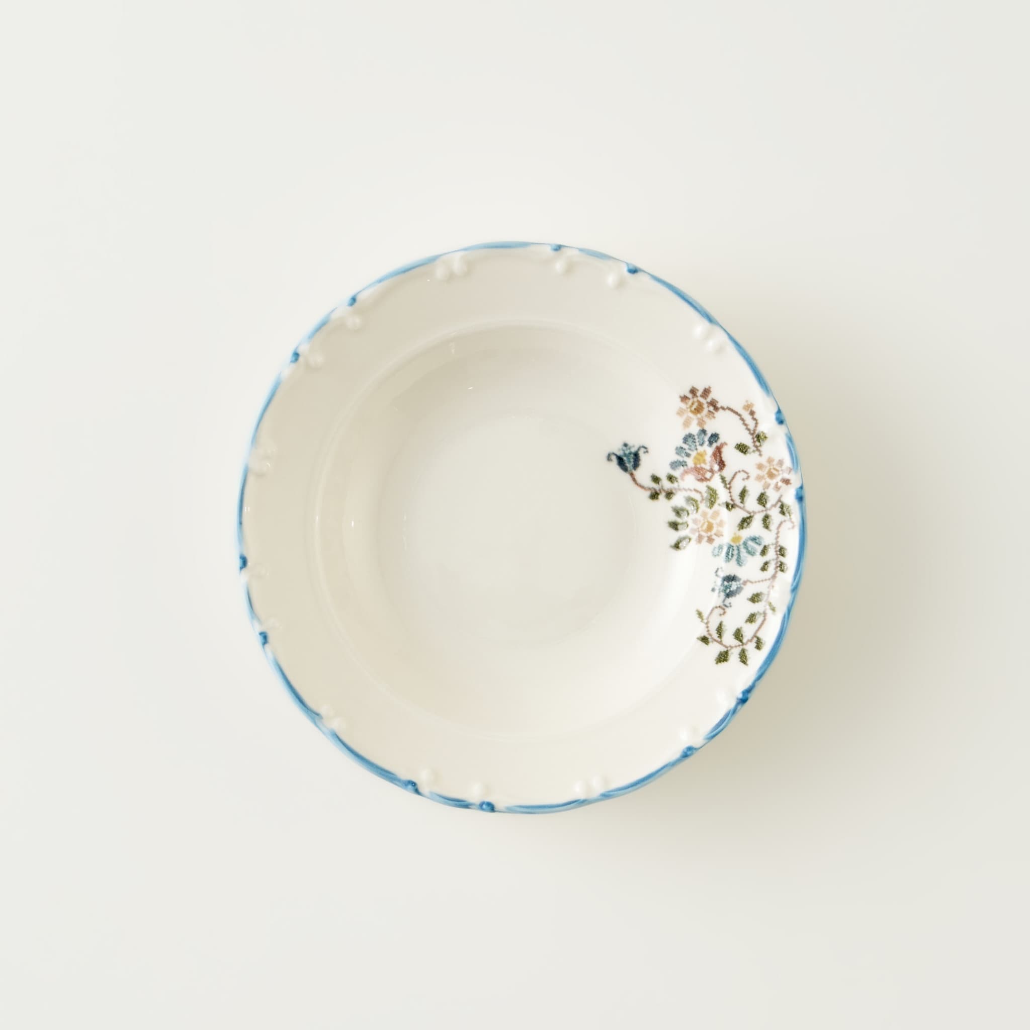 Vintage Porcelain Salad Plate - 4 dessert plates 8.5 in
