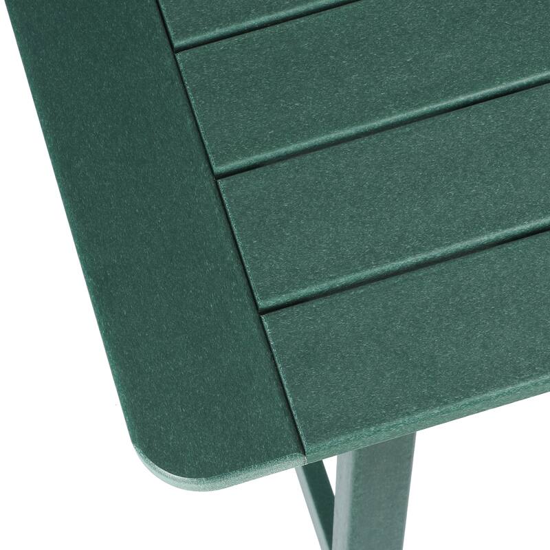 Laguna Hdpe All Weather Outdoor Patio 30" Square Counter Bistro Table