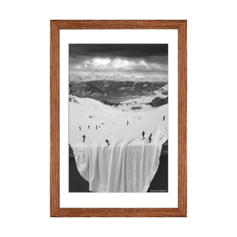 iCanvas "Oh Sheet" by Thomas Barbey - Walnut - 32x24x1