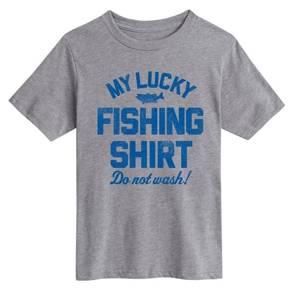 Shop My Lucky Fishing Shirt Youth Short Sleeve Tee Overstock 24328485