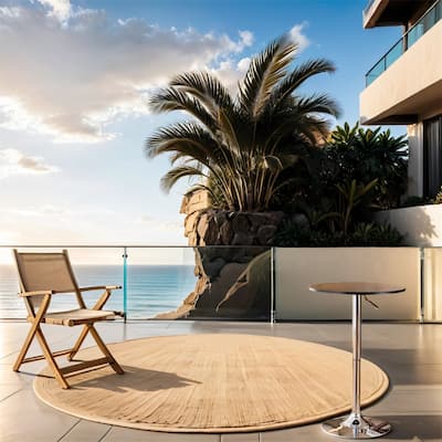 Adjustable Wood and Metal Bar Table in Black/White