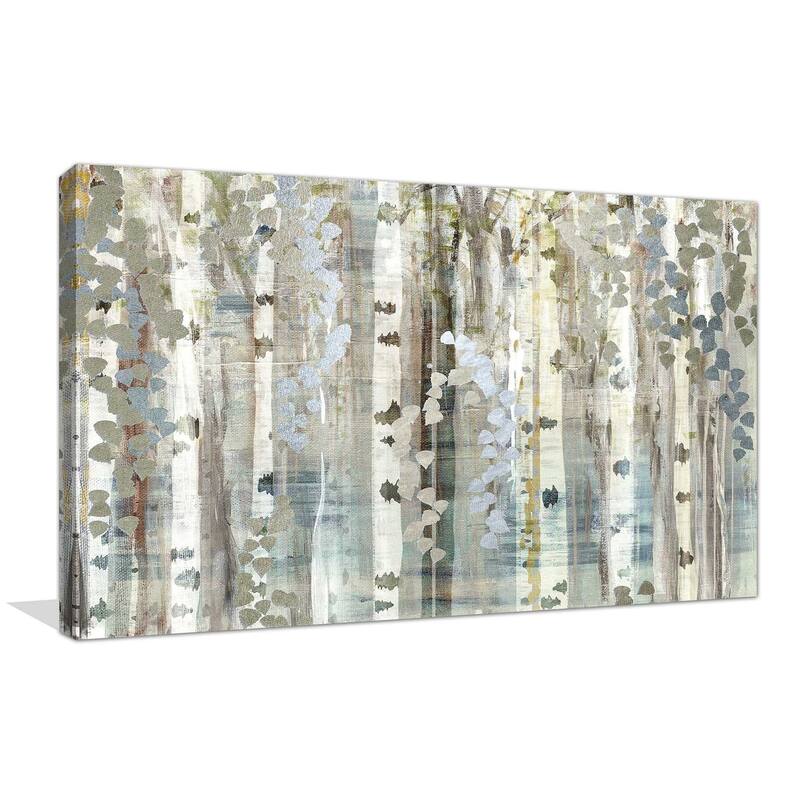 "Birch Wood Meadow " by Susan Jill Print on Canvas