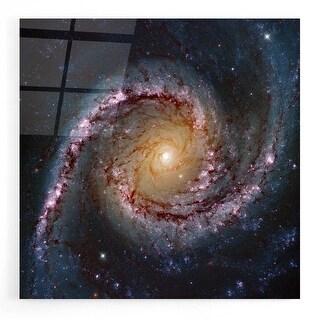 Epic Art 'grand Swirls' Hubble Space Telescope Acrylic Glass Wall Art 