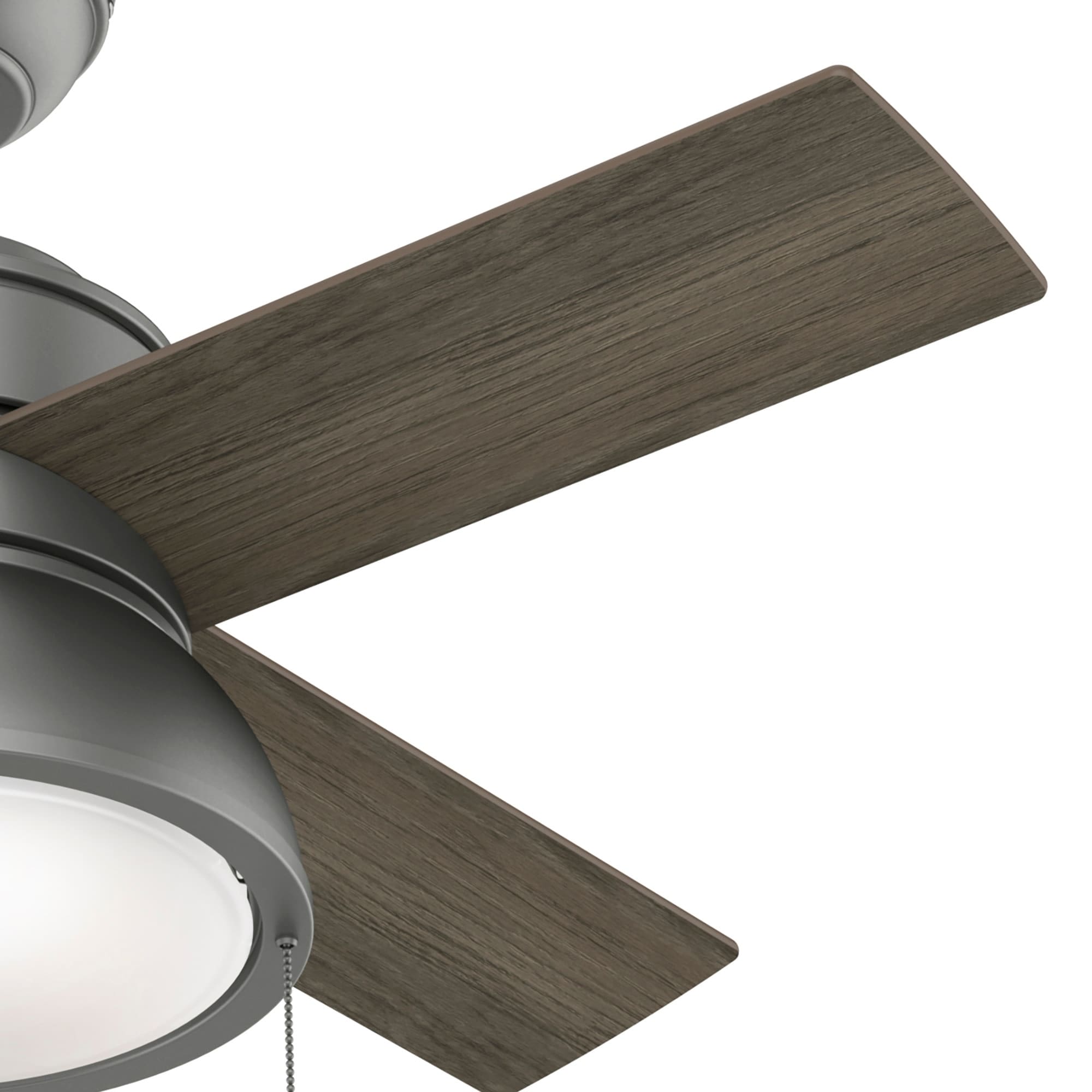 Hunter 36 Loki Ceiling Fan With Led Light Kit And Pull Chain Overstock 25582578