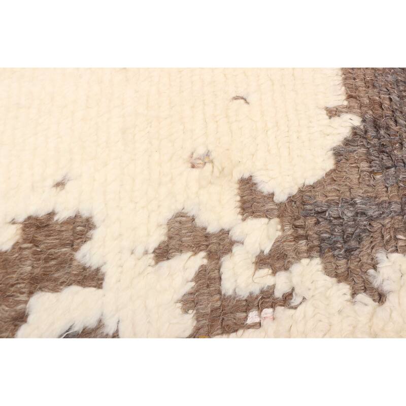 ECARPETGALLERY Hand-knotted Tangier Cream Silk, Wool Rug - 8'1 x 9'11