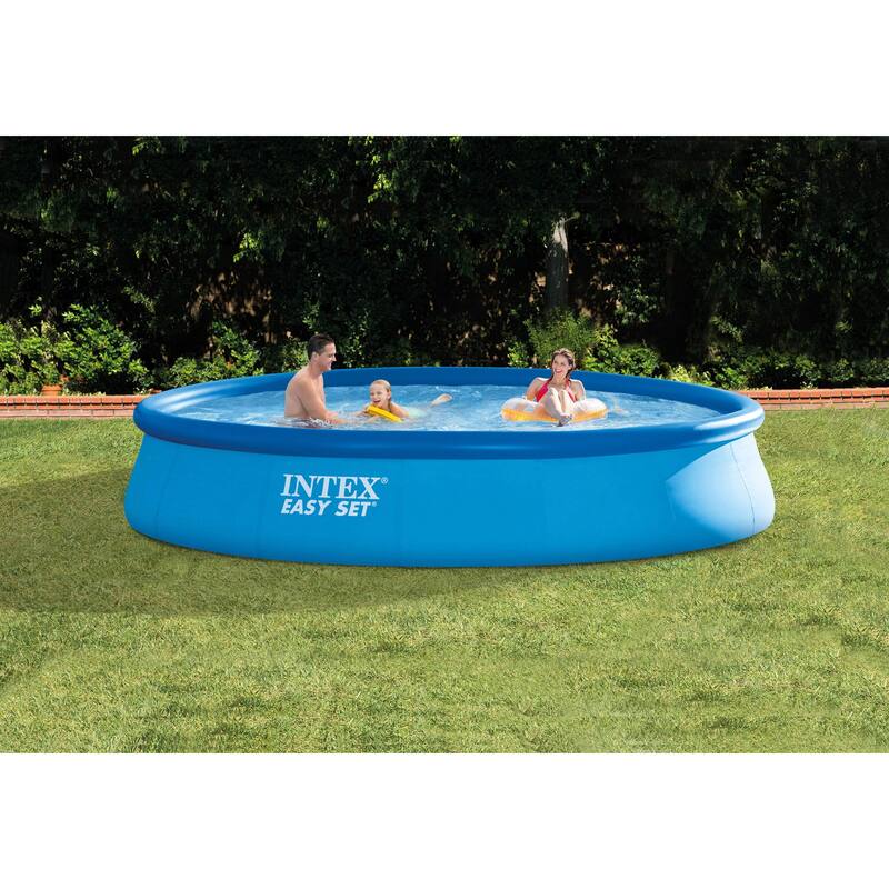 Intex 13ft x 32in Easy Set Above Ground Swimming Pool Kit & 530 GPH Filter Pump - 75