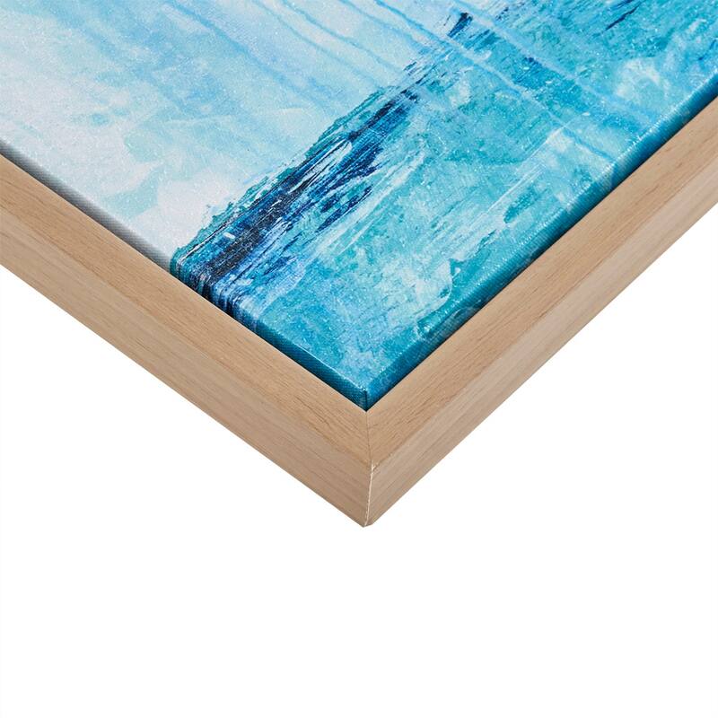 Gracie Mills Louise Tranquil Sorbet Sky Gel Coat Canvas