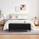 preview thumbnail 5 of 17, 50.3" x 17.50" x 18" Upholstered Rectangular Storage Ottoman-Faux Leather