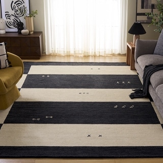 SAFAVIEH Handmade Himalaya Teela Stripe Wool Rug