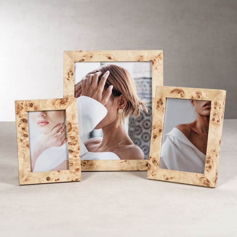 Bogor Burlwood Veneer Photo Frame