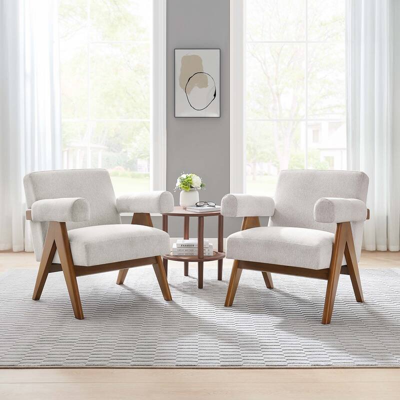 Lyra Fabric Armchair - Set of 2