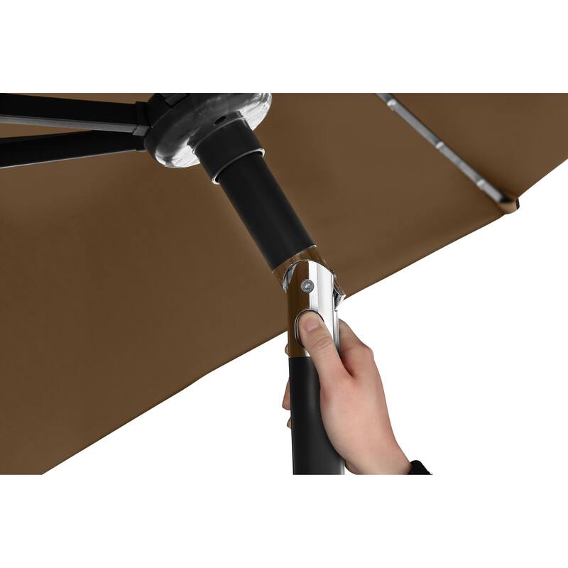 Zenova 10FT Solar Power LED Lights Patio Umbrella On Sale Bed Bath