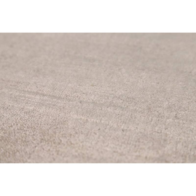 Modern Gabbeh Indian Foyer Rug Handmade Silk Carpet - 2'10"x 4'11"