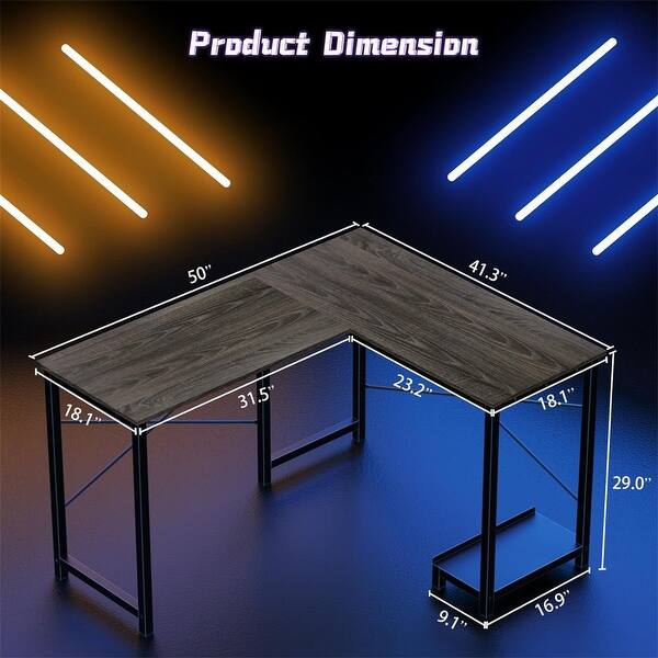 L Shaped Computer Desk - Bed Bath & Beyond - 39975228
