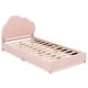 preview thumbnail 10 of 8, HoneyjoyKids Twin Platform Bed Frame Upholstered Twin Size Bed with