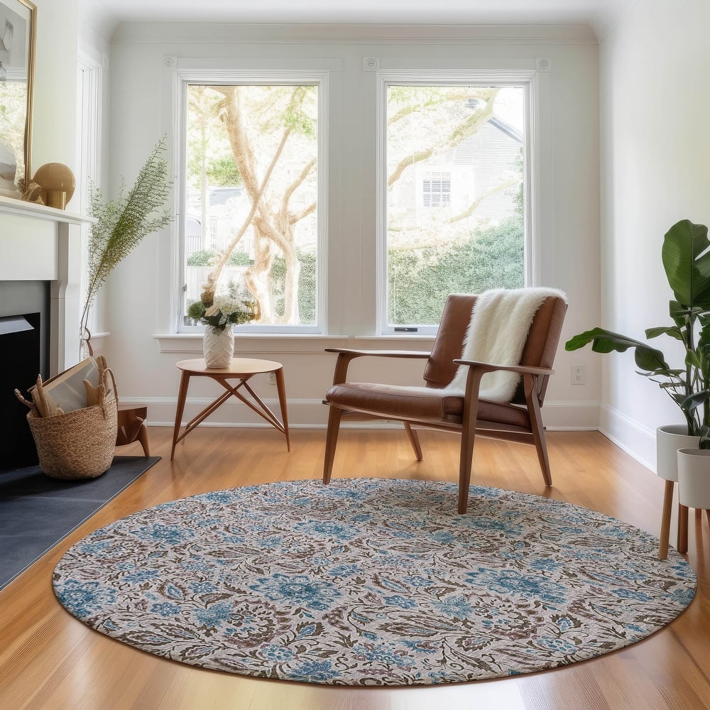 Premium Washable Super Soft Floral Mayfield Rug