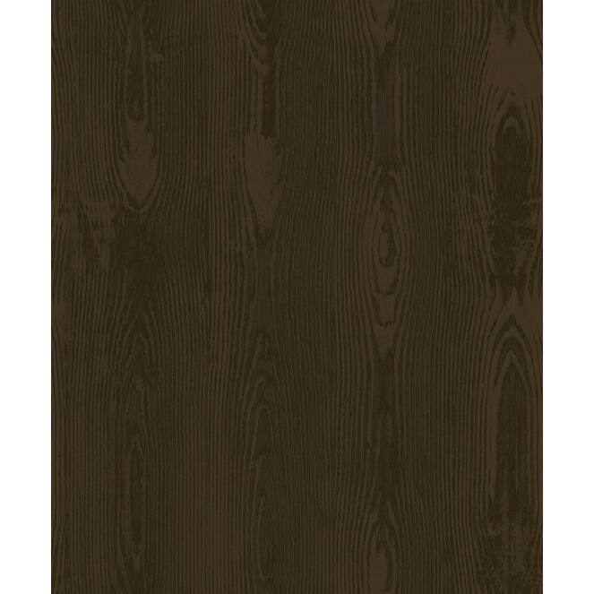Brewster Jaxson Brown Faux Wood Wallpaper - 21in x 396in x 0.025in
