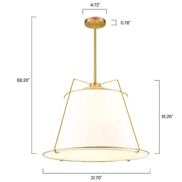dimension image slide 1 of 2, Light Society Lise 22" Chandelier