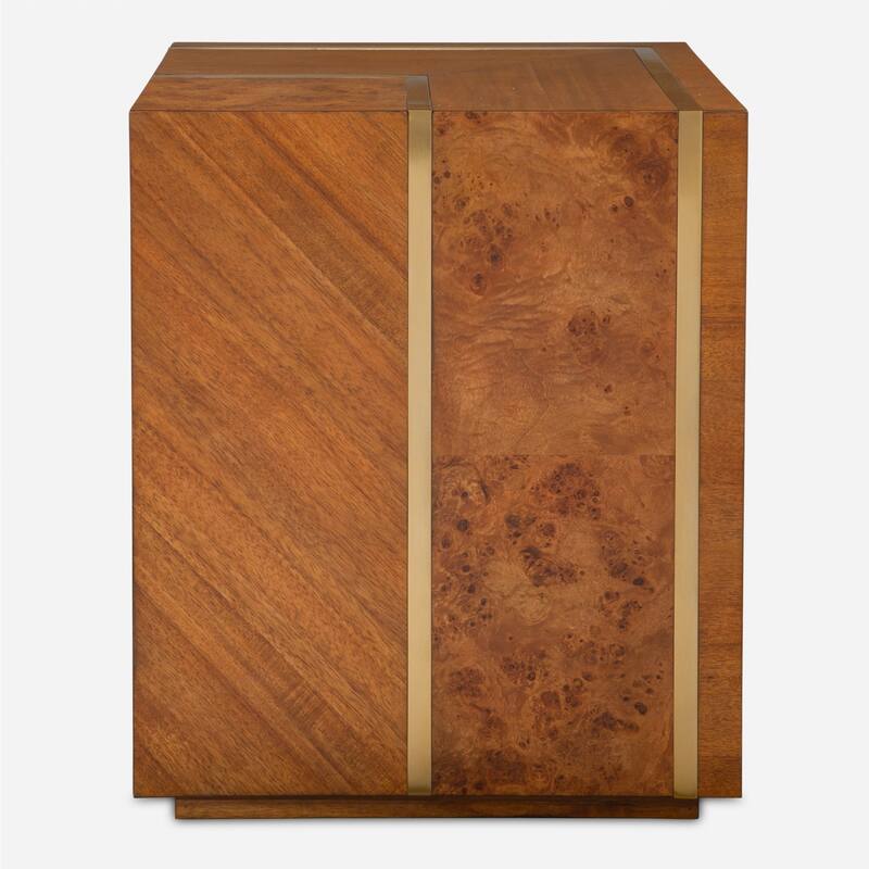 Uttermost 25298 Seven Wonders 20" Wide Wood Veneer End Table - Brown Wood