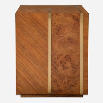 Uttermost 25298 Seven Wonders 20" Wide Wood Veneer End Table