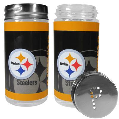 NFL Glass Salt & Pepper Shakers - Pittsburgh Steelers