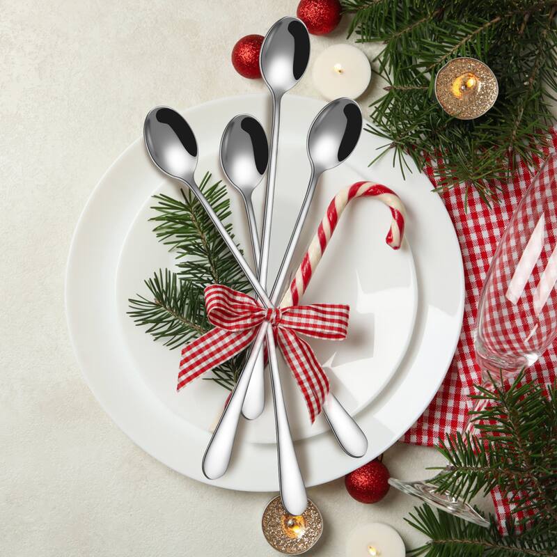 12pcs Iced Tea Spoons With Long Handles, 9 Inches