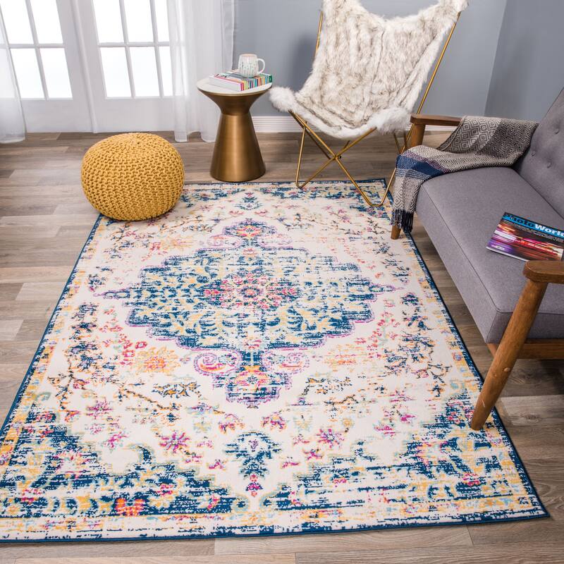 The Curated Nomad Sunset Traditional Vintage Bohemian Rug