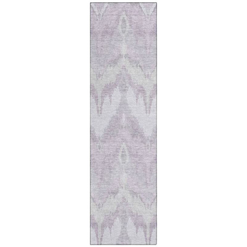 Machine Washable Indoor/ Outdoor Chantille Boho Ikat Rug