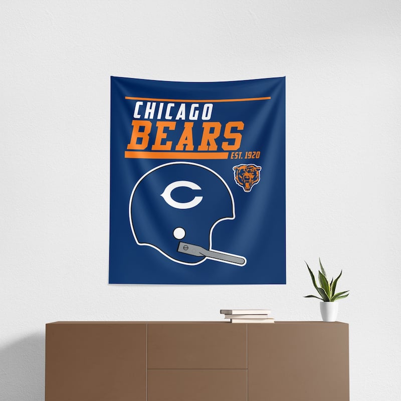 NFL Chicago Bears 40 YD Dash Legacy Wall Hanging - 34"x40"