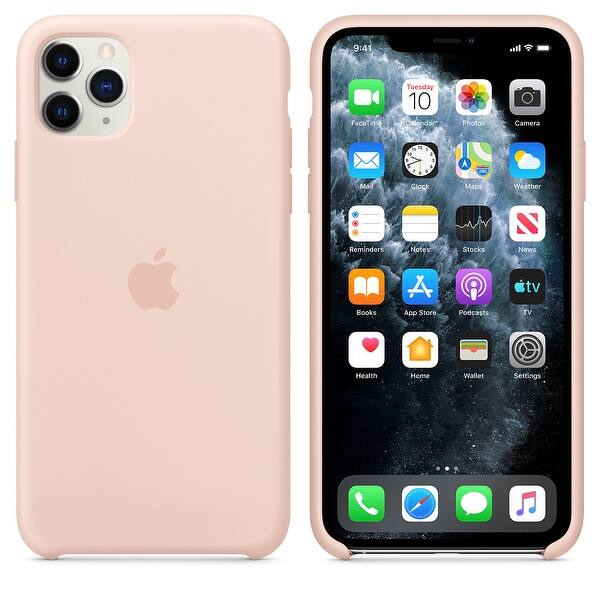 Shop Apple Silicone Case For Iphone 11 Pro Max Pink Sand Overstock 32067730