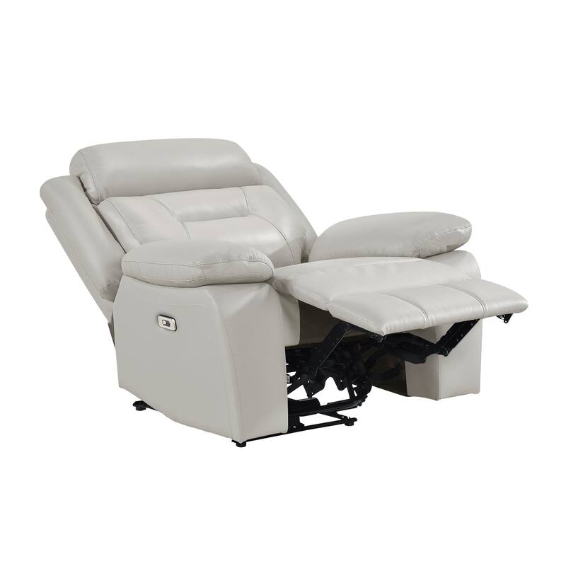 Garrey 40" Power Recliner - Tab Pull Motion, Removable Seat Back