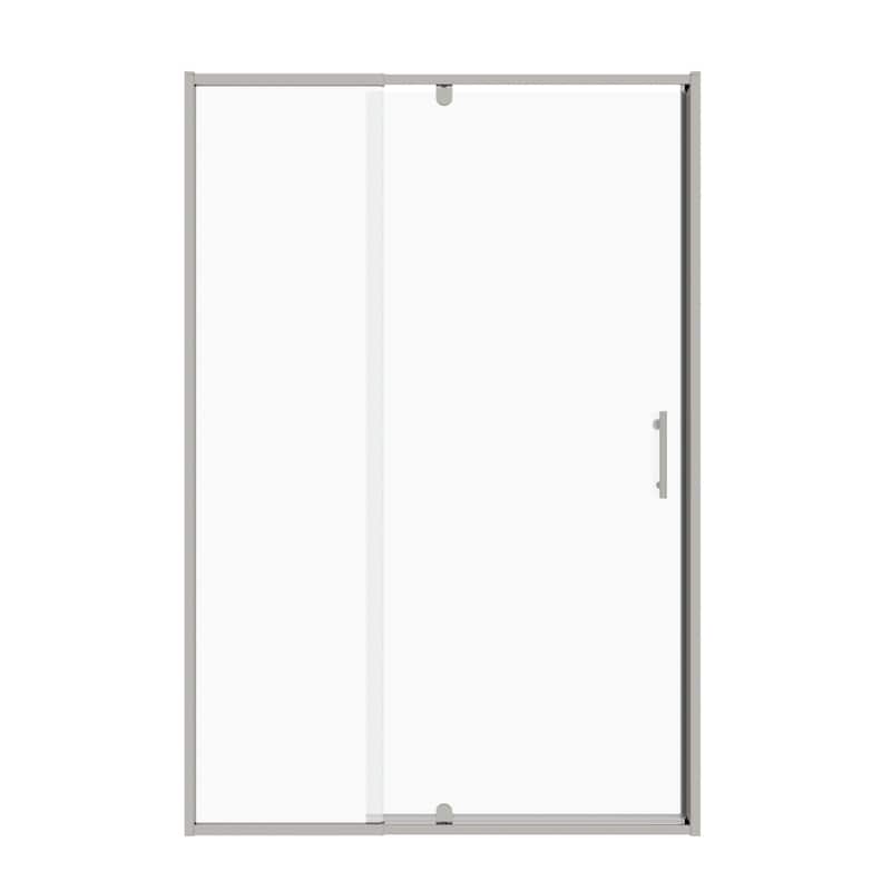 Framed Piovt Swing Glass Sliding Shower Door with 1/4"(6mm) Clear SGCC Tempered Glass