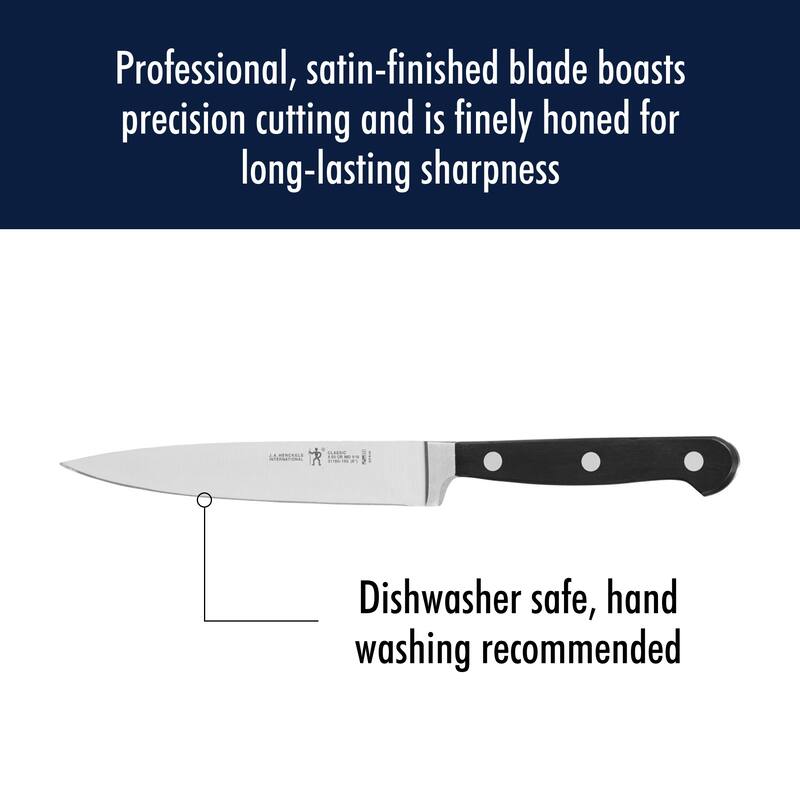 Henckels CLASSIC 3-pc Starter Knife Set - Black/Stainless Steel