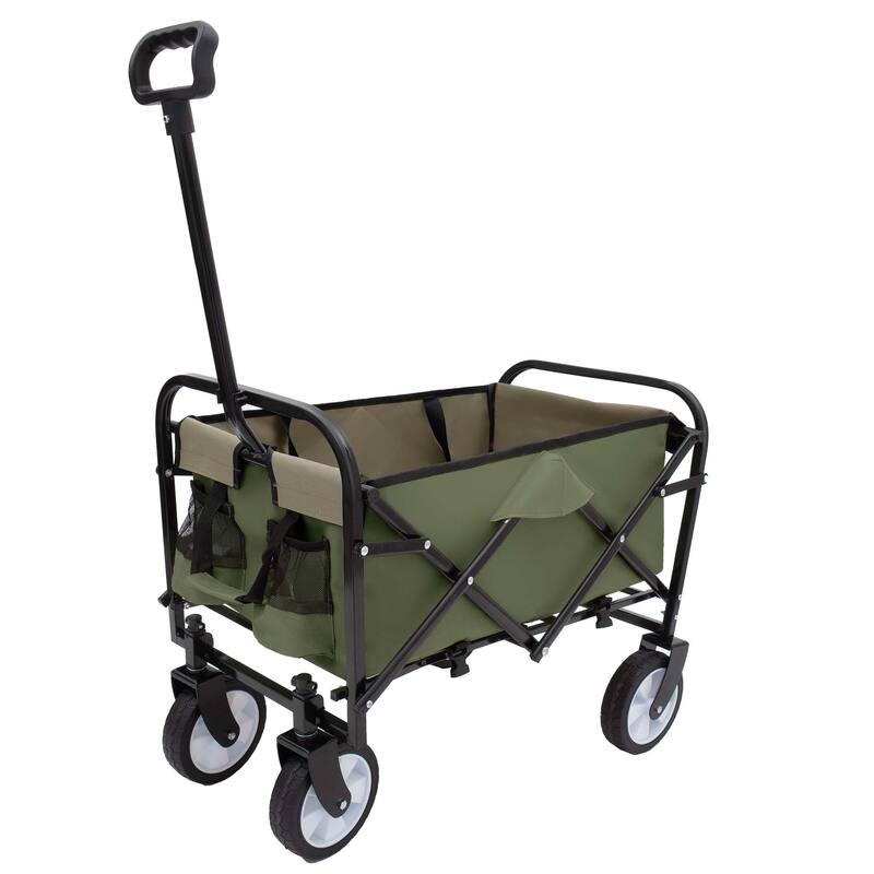 2.1 cu ft. Steel Foldable Wagon Cart