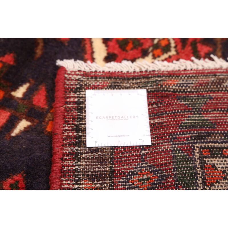 ECARPETGALLERY Hand-knotted Andelz Red Wool Rug - 3'6 x 4'6