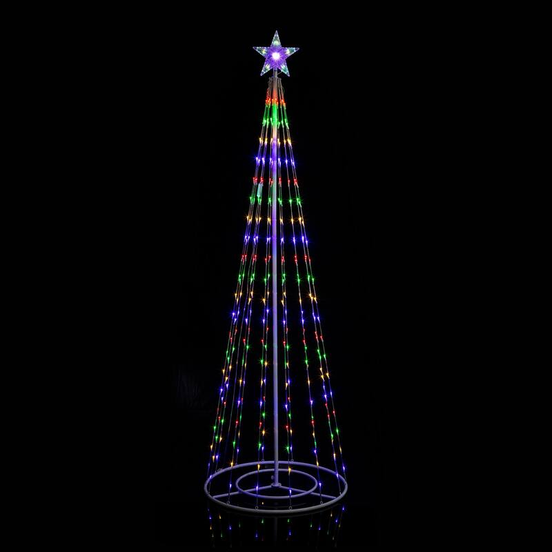 83 Christmas Tree Tower w/ 8 Functions and 300 LED Lights