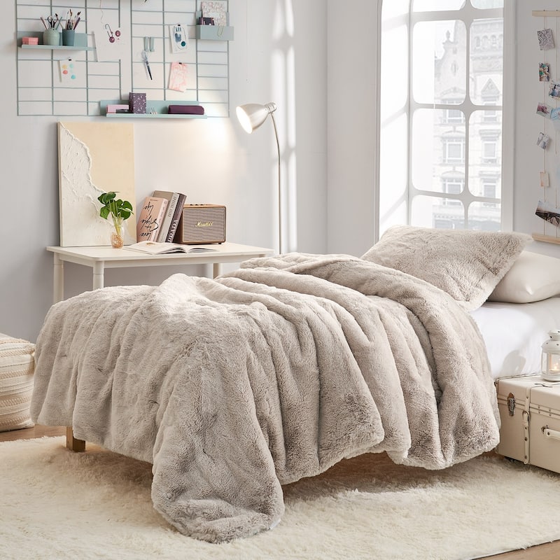 Chunky Bunny Bestie Coma Inducer® Oversized Comforter Set - Tan of Taupe - Twin XL