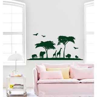 Safari Nursery Wall Decal Nature Wall Decor.