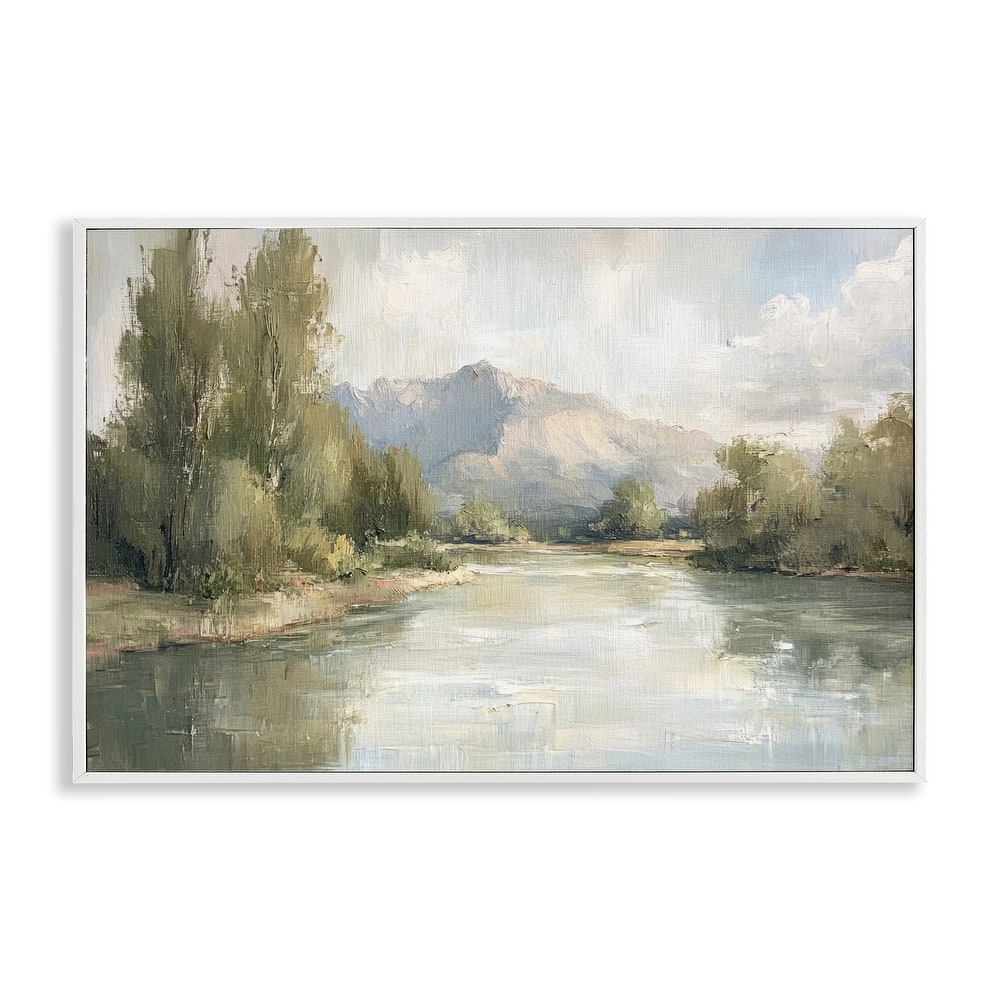 Stupell Where The River Goes Framed Giclee Art Design By Petal Prints Design