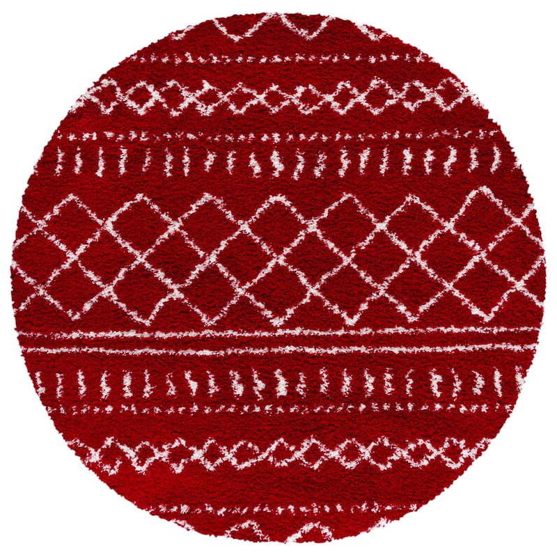 SAFAVIEH Arizona Shag Lotta Moroccan 1.2-inch Thick Rug