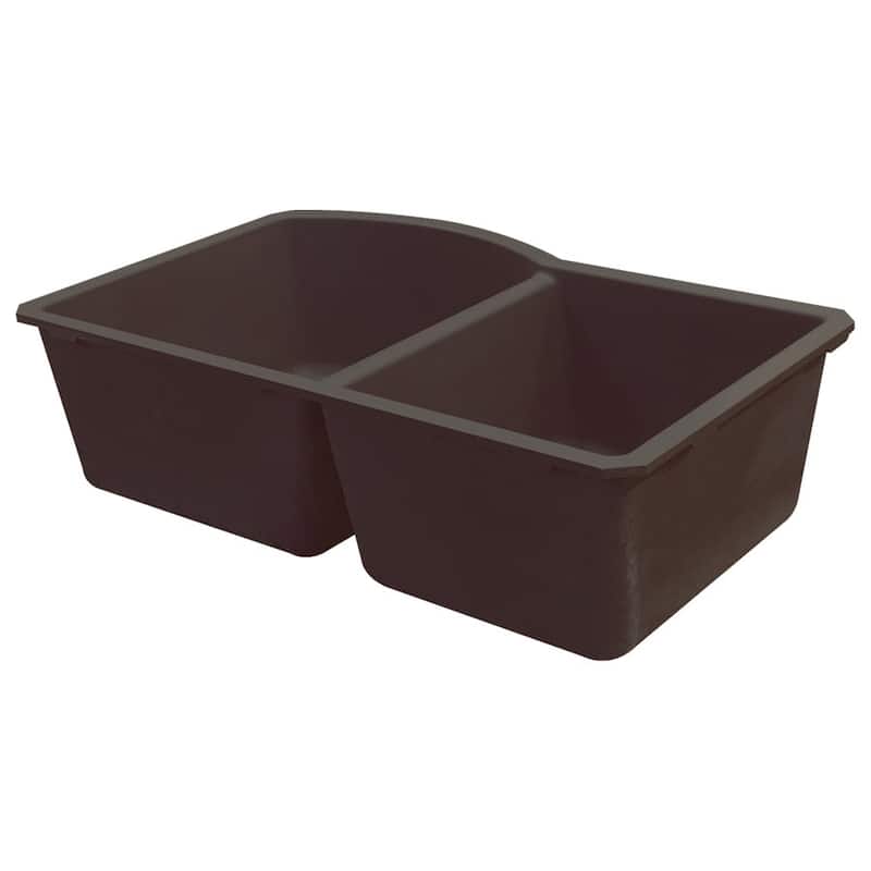 Transolid K-AUDD3120 Aversa 31-3/8" Undermount Double Basin Granite