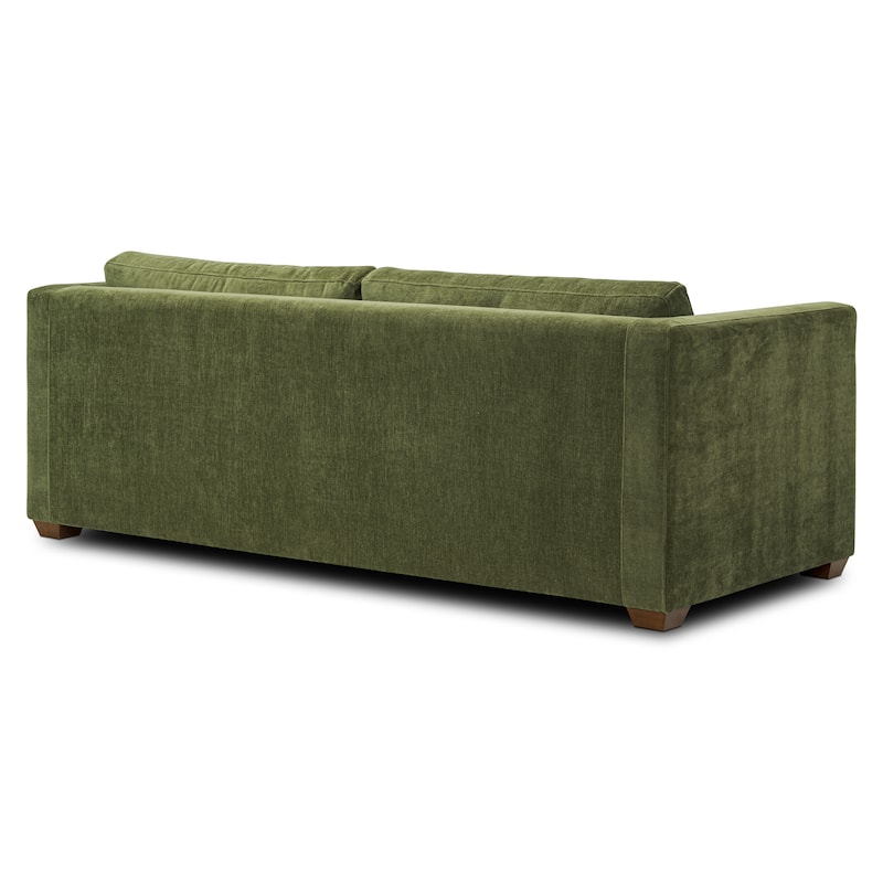 Poly and Bark Napa 82" Pull-Out Sofa Bed in Distressed Green