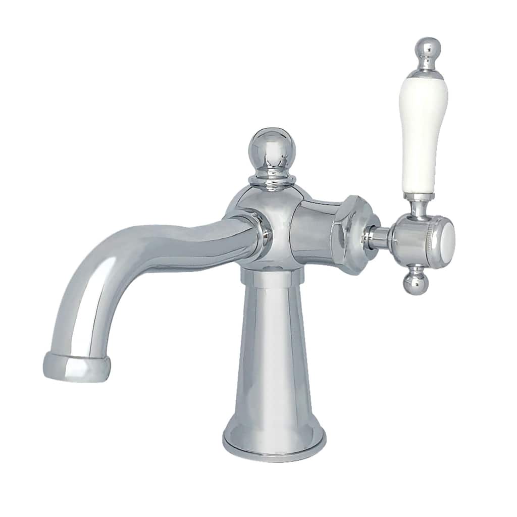 Kingston Brass Nautical Single-Handle Bathroom Faucet with Push Pop-Up