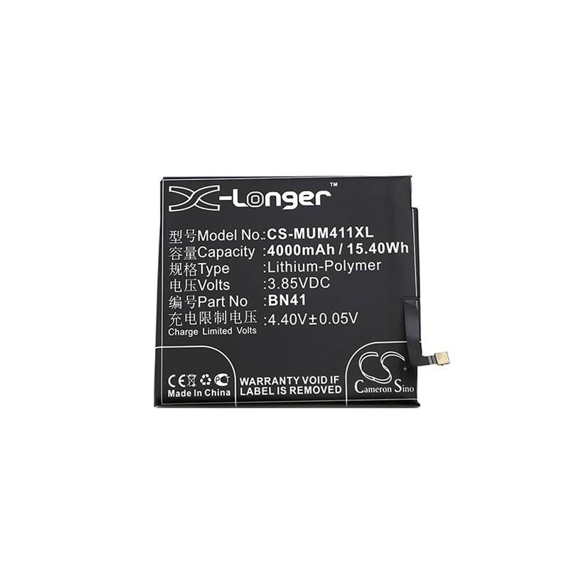 Battery for Xiaomi Note 4 Redmi BN41 BN41H BN41L Mobile SmartPhone CS-MUM411XL - Black