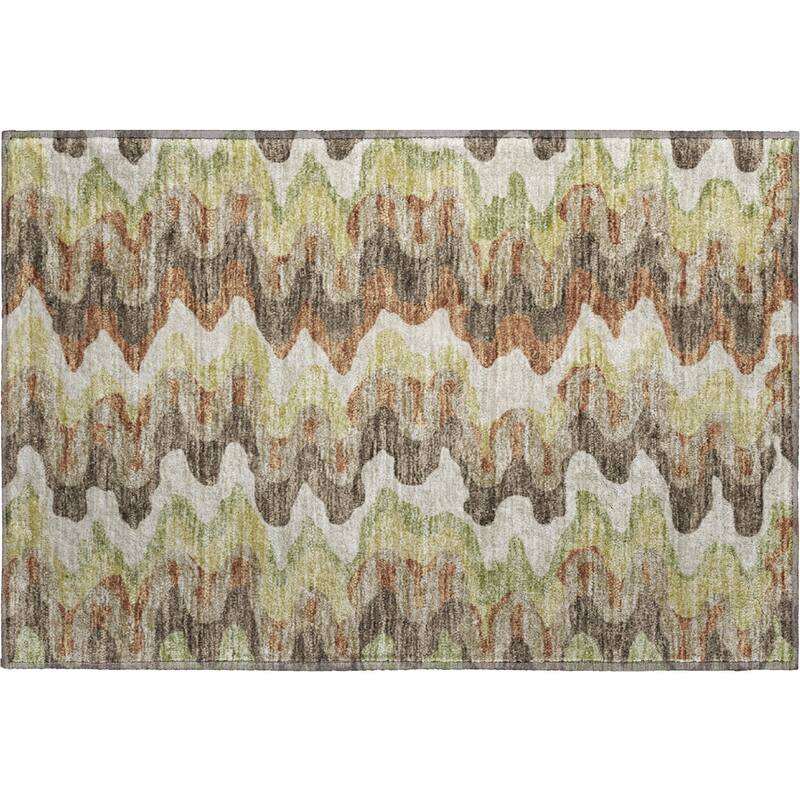 Premium Washable Super Soft Abstract Stripes Mayfield Rug