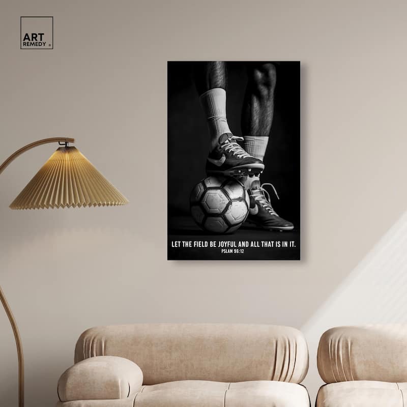 Let the Field be Joyful Canvas by Art Remedy, Gallery Wrapped