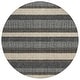 preview thumbnail 70 of 149, Machine Washable Indoor/ Outdoor Cabana Stripe Chantille Rug